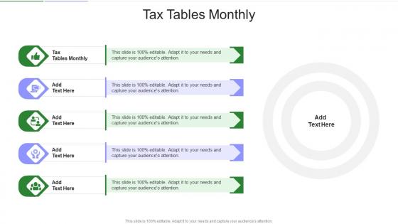 Tax Tables Monthly In Powerpoint And Google Slides Cpb
