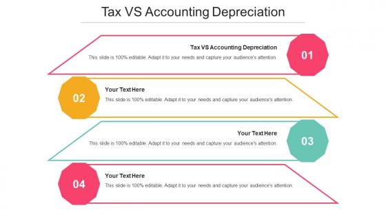 Tax VS Accounting Depreciation Ppt Powerpoint Presentation Professional Deck Cpb