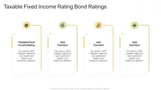 Taxable Fixed Income Rating Bond Ratings In Powerpoint And Google Slides Cpb