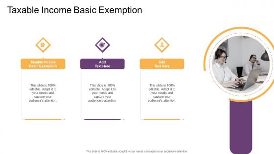 Taxable Income Basic Exemption In Powerpoint And Google Slides Cpb