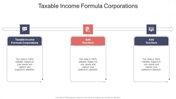 Taxable Income Formula Corporations In Powerpoint And Google Slides Cpb
