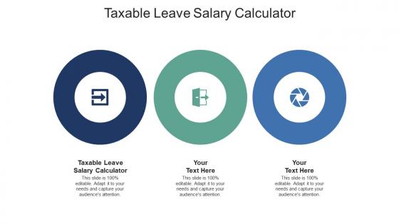 Taxable leave salary calculator ppt powerpoint presentation file gridlines cpb