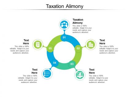 Taxation alimony ppt powerpoint presentation guide cpb