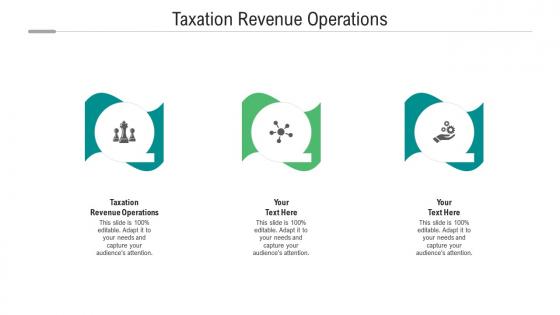 Taxation revenue operations ppt powerpoint presentation infographics graphics cpb