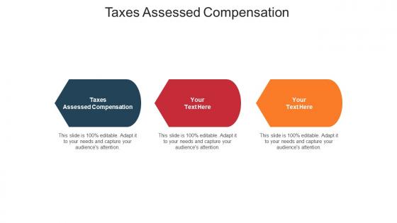 Taxes assessed compensation ppt powerpoint presentation pictures professional cpb