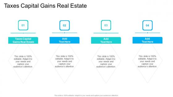 Taxes Capital Gains Real Estate In Powerpoint And Google Slides Cpb