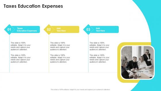 Taxes Education Expenses In Powerpoint And Google Slides Cpb