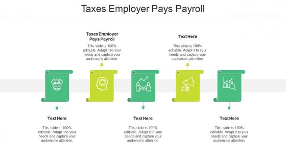 Taxes employer pays payroll ppt powerpoint presentation show vector cpb