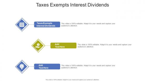 Taxes Exempt Interest Dividends In Powerpoint And Google Slides Cpb