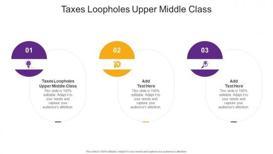 Taxes Loopholes Upper Middle Class In Powerpoint And Google Slides Cpb
