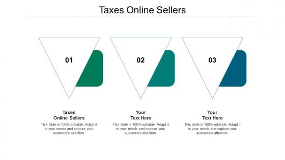 Taxes online sellers ppt powerpoint presentation outline examples cpb