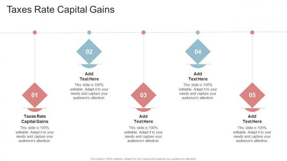 Taxes Rate Capital Gains In Powerpoint And Google Slides Cpb