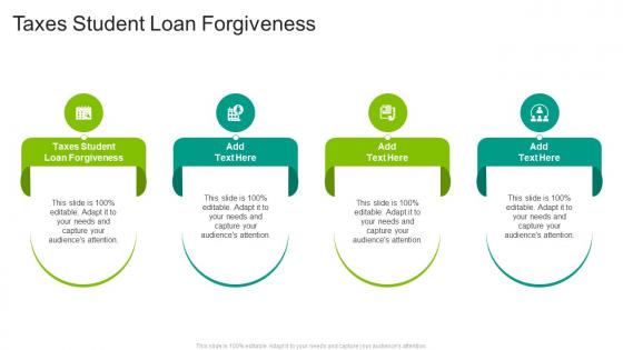 Taxes Student Loan Forgiveness In Powerpoint And Google Slides Cpb