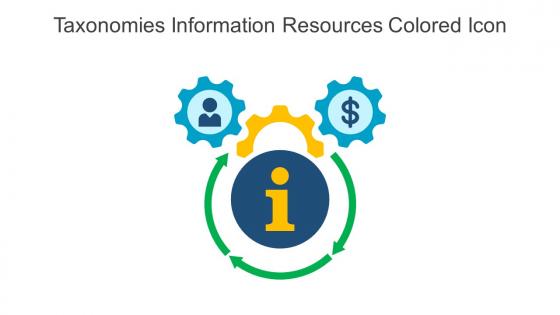 Taxonomies Information Resources Colored Icon In Powerpoint Pptx Png And Editable Eps Format