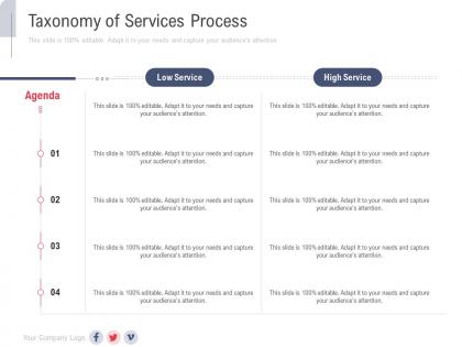Taxonomy of services process new service initiation plan ppt professional