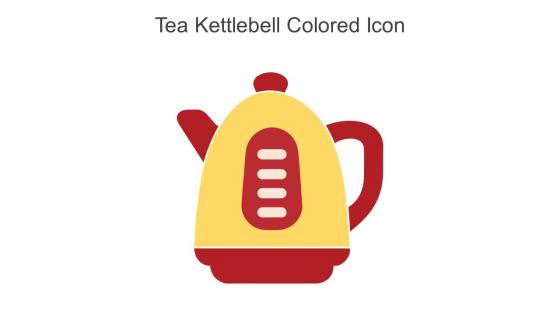 Tea Kettlebell Colored Icon In Powerpoint Pptx Png And Editable Eps Format