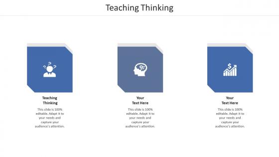 Teaching thinking ppt powerpoint presentation summary inspiration cpb