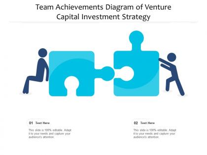 Team achievements diagram of venture capital investment strategy infographic template