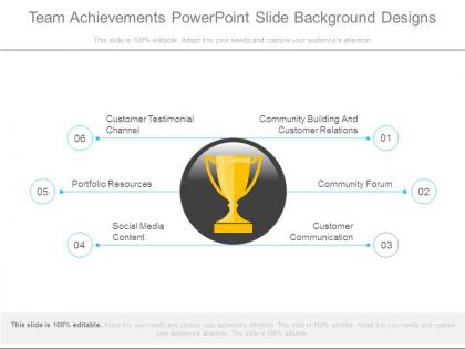Team achievements powerpoint slide background designs