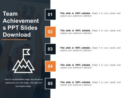Team achievements ppt slides download