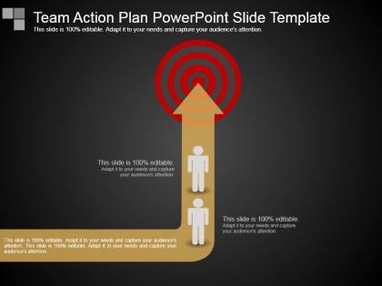 Team action plan powerpoint slide template