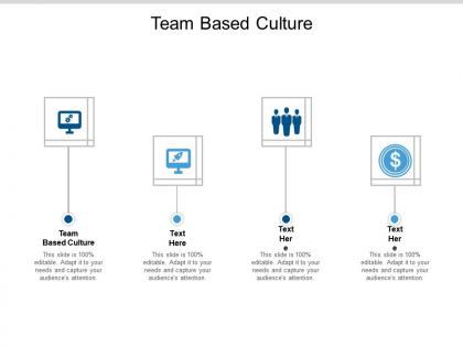 Team based culture ppt powerpoint presentation ideas inspiration cpb