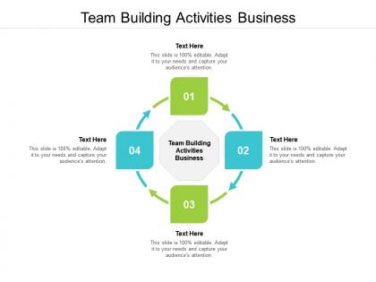 Team building activities business ppt powerpoint presentation slides graphic tips cpb