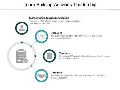 Team building activities leadership ppt powerpoint presentation infographic tips cpb