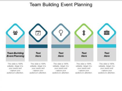 Team building event planning ppt powerpoint presentation styles deck cpb