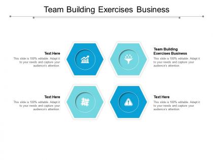 Team building exercises business ppt powerpoint presentation show background images cpb