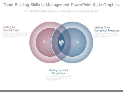 Team building skills in management powerpoint slide graphics