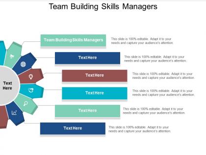 Team building skills managers ppt powerpoint presentation visual aids deck cpb