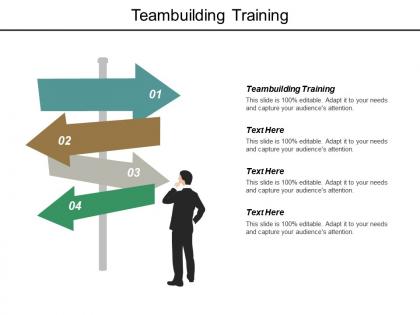 Team building training ppt powerpoint presentation layouts guidelines cpb