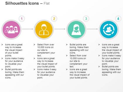Team business man women workflow ppt icons graphics