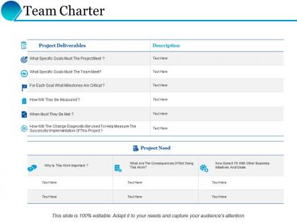 Team charter targets ppt powerpoint presentation inspiration slide download