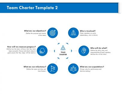 Team charter template expectations m827 ppt powerpoint presentation portfolio inspiration