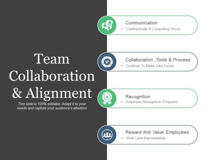 Team Alignment And Collaboration PowerPoint Presentation and Slides PPT ...
