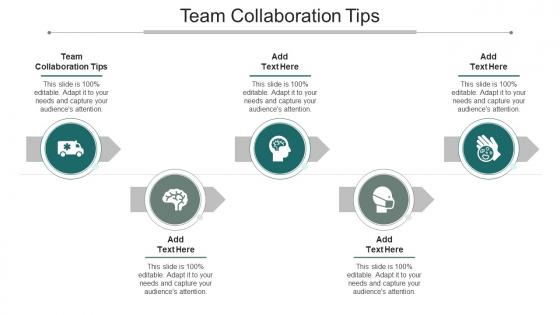 Team Collaboration Tips Ppt Powerpoint Presentation Pictures Clipart Images Cpb