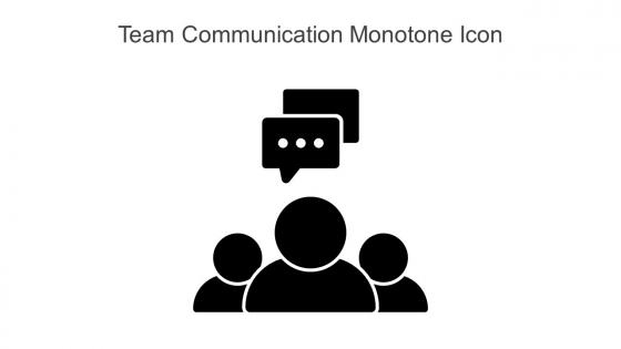 Team Communication Monotone Icon In Powerpoint Pptx Png And Editable Eps Format
