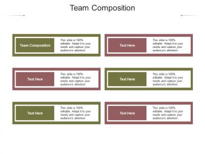 Team composition ppt powerpoint presentation slides background image cpb