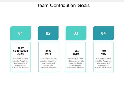 Team contribution goals ppt powerpoint presentation show graphic tips cpb