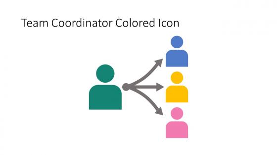 Team Coordinator Colored Icon In Powerpoint Pptx Png And Editable Eps Format