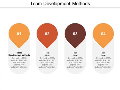 Team development methods ppt powerpoint presentation styles grid cpb