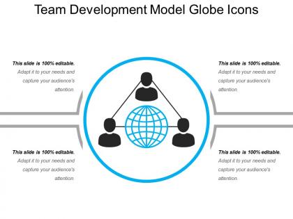 Team development model globe icons