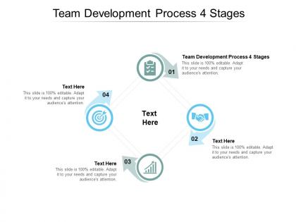 Team development process 4 stages ppt powerpoint presentation pictures examples cpb