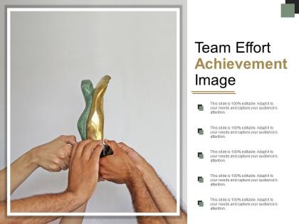 Team effort achievement image