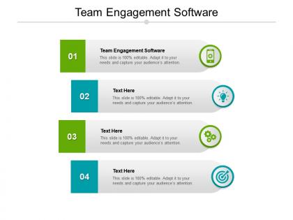 Team engagement software ppt powerpoint presentation portfolio model cpb