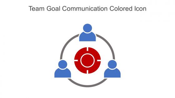 Team Goal Communication Colored Icon In Powerpoint Pptx Png And Editable Eps Format