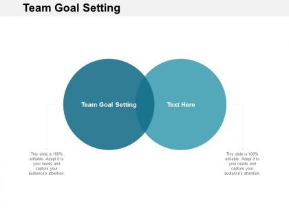 Team goal setting ppt powerpoint presentation summary infographics cpb
