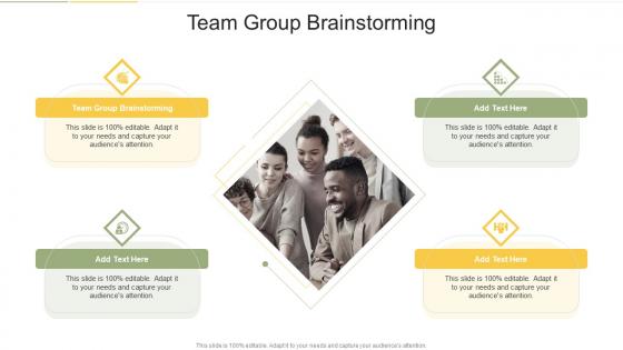 Team Group Brainstorming In Powerpoint And Google Slides Cpb